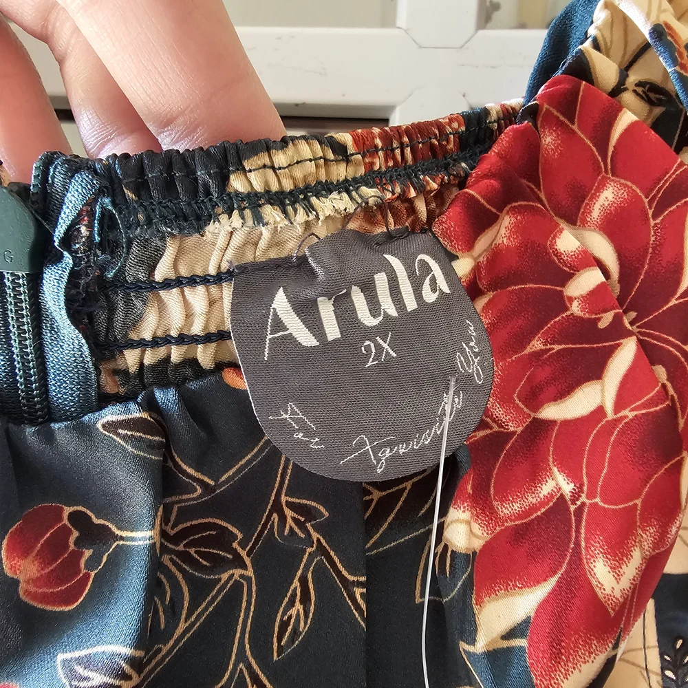 ARULA Dark Green Floral Maxi Dress - Picture 6 of 7